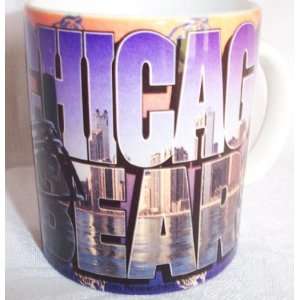 Chicago Bears Football Coffee Cup: Sports & Outdoors