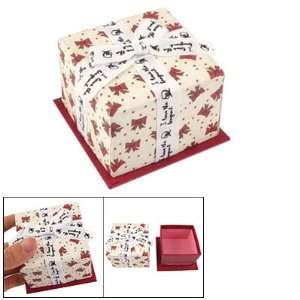   Detail Red Beige Cubic Cardboard Gift Case Box: Arts, Crafts & Sewing