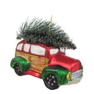  Car with Tree Christmas Ornament: Home & Kitchen