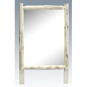  Montana Woodworks Log Framed Mirror Varnished
