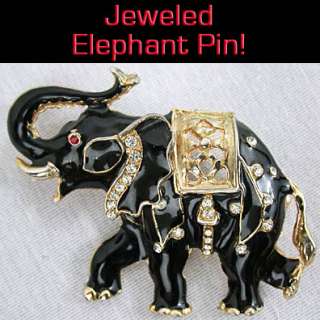 Heres your chance to pick up a LOVELY Enameled Elephant Pin 