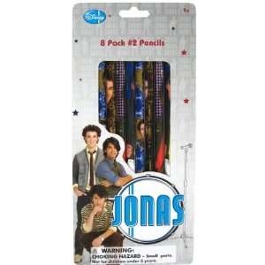  The Jonas Brothers 8Pk Wood Pencils Case Pack 48 