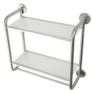   CC3181 Vintage Stainless Steel Wall Console, Chrome: Home Improvement