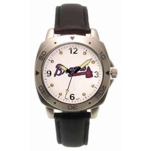  Atlanta Braves Mens Pro Leather Watch: Sports & Outdoors