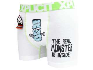 Mens Xplicit Boxer Shorts Boxers Funny Rude Monster or Turn Me On 