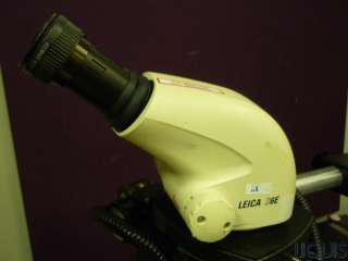 Leica S6E Stereozoom Microscope *notes*  