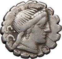 Roman Republic. Naevius Balbus GREEK WAR CHARIOT Horse Rare Ancient 