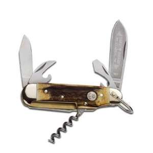  KNIFE, BOKER CAMP KNIFE STAG SS