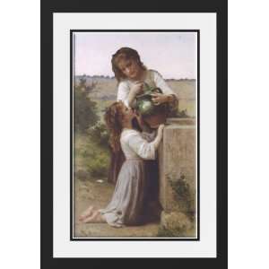 Bouguereau, William Adolphe 18x24 Framed and Double Matted At the 