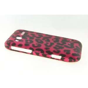  HTC Radar 4G Hard Case Cover for Hot Pink Leopard Cell 