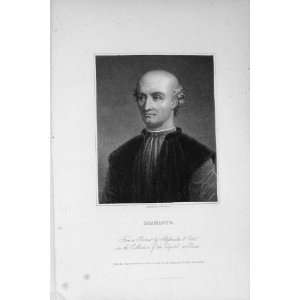   Charles Knight Ludgate 1837 Antique Portrait Bramante
