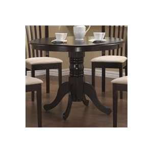  Coaster Brannan Round Single Pedestal Dining Table in 