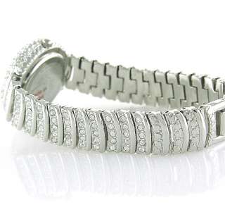 New Ladies 18K Plated Bracelet Crystal Watch Made with SWAROVSKI 