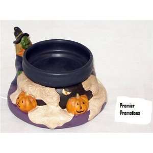  Ceramic Witch and Cauldron Candle Warmer