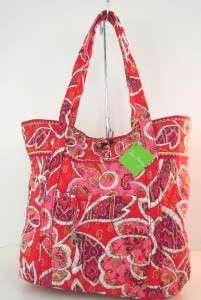 NWT Vera Bradley VERA X large XL Bag Rosy Posies Tote Handbag  