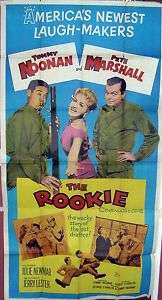 JULIE NEWMAR 1960 41x81 poster THE ROOKIE Tommy Noonan  