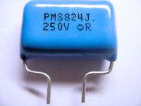 10 pcs of Plastic Film Capacitors 820000pF(0.82uF) 250V  