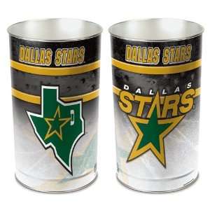   : Dallas Stars Waste Paper Trash Can   NHL Trash Cans: Home & Kitchen
