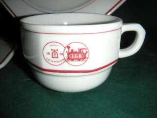 VINTAGE LGB # 8036 HUTSCHENREUTHER HOTEL GERMANY CHINA COFFEE SET 