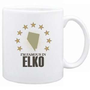    New  I Am Famous In Elko  Nevada Mug Usa City: Home & Kitchen
