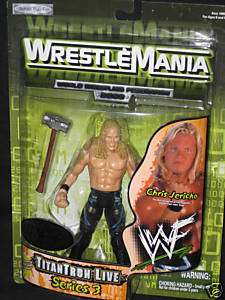 wwe WWF classic *CHRIS Jericho* wRESTLEmania figure lot  