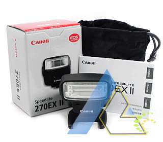 Canon 270EX II Speedlite Flash For EOS 5D Mark II Black  