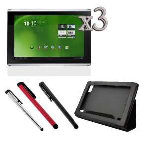   LCD Screen Protector + 3 Packs of Stylus Pen for Acer Iconia Tab A500