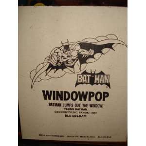  Batman Windowpop By Dc Comics 1987 # Blo 004 bam!: Toys 