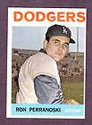 1962 topps 297 RON PERRANOSKI DODGERS NM  