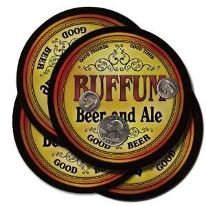  BUFFUM Family Name Beer & Ale Coasters: Everything Else