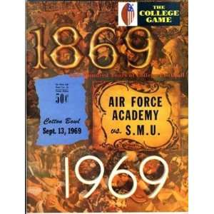    Air Force v SMU Football Program 1969 Cotton Bowl 