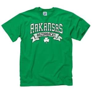  Arkansas Razorbacks Marauder St. Pattys Day T Shirt 