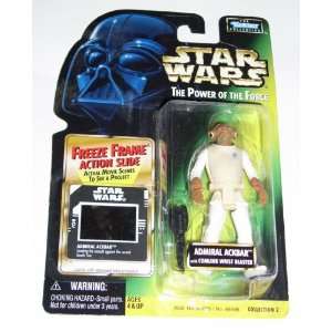   of the Force Freeze Frame Admiral Ackbar Action Figure: Toys & Games