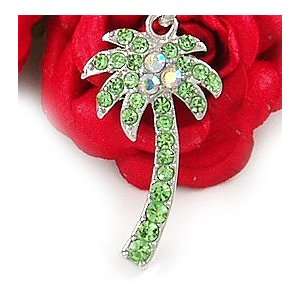  Palm Tree Pendant Necklace N287 