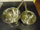   Wolfgang Puck Bistro Collection 4 Piece Stainless Steel Saucepan Set