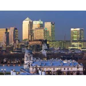 Greenwich Park Towards the Royal Naval College and Canary Wharf 