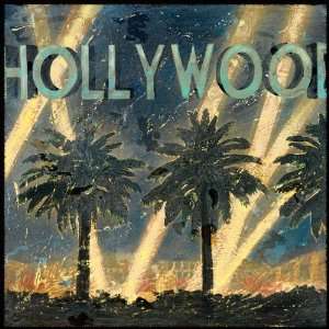  Hollywood Night, Gallery Wrapped Canvas: Home & Kitchen