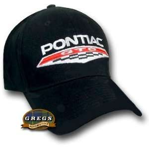 Pontiac GTO Hat Cap Black Apparel Clothing