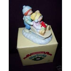    Porcelain Cabbage Patch Kids Xmas Sleigh Ride 