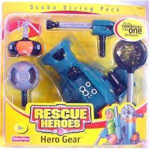  Rescue Heroes Scuba Diving Pack Hero Gear, 5 Piece Set 