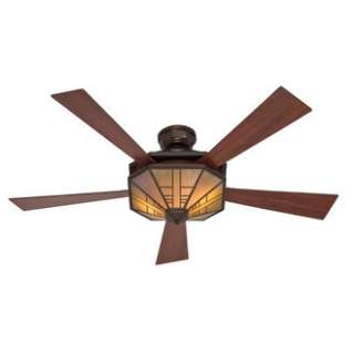 Hunter 21978 Bronze 54 1912 Mission Bronze Ceiling Fan Blades and 