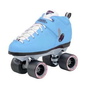  BLUE BOOT Sure Grip Boxer Quad Speed Roller Skates   Size 