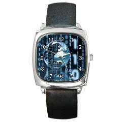 STUNNING WORLD GLOBE COMPUTER BINARY SPORTS WATCH NEW  