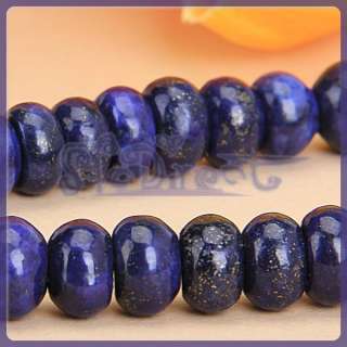 Gorgeous Rondelle Shape Lapis Lazuli Loose Bead 31 inch  