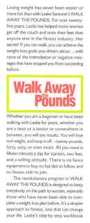 Walk Away Pounds workout book dvd exercise plan Sansone  