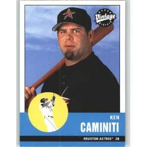  2001 Upper Deck Vintage #166 Ken Caminiti   Houston Astros 