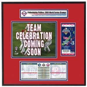   Celebration   2008 World Series Ticket Frame Jr.: Sports & Outdoors