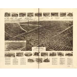   Birds eye map of Lindenhurst, Long Island, New York: Home & Kitchen