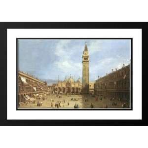  Canaletto 24x18 Framed and Double Matted Piazza San Marco 