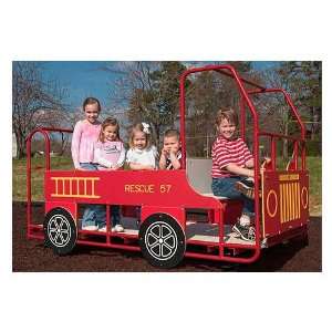  Childforms Large Fire Truck Spring Ride: Sports & Outdoors